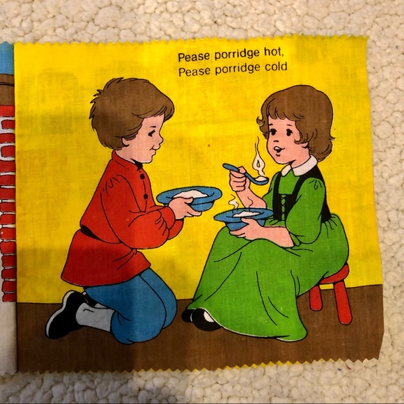 1986 VINTAGE Kids Baby Nursery Cloth Book Play Reading Learning Toy Rand McNally - Picture 5 of 10